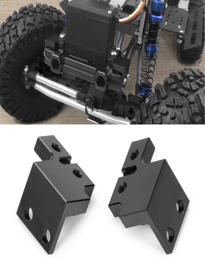 QUE-T 1Pair Metal Front Servo Base Mount for 1/10 RC Axial Scx10II 90046 Crawler Car - Image 1